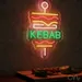 Custom Neon | Kebab Neon Sign | 20x13 | Green Yellow Red Light Display 1