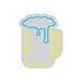 Custom Neon | Beer Mug Neon Sign | 20x16 Inches | Ice Blue and Yellow Neon Sign 3