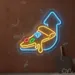 Custom Neon | Pizza Slice Neon Sign | 20x20 | Yellow Blue Red Green 1