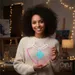 Custom Neon | Diamond Necklace Neon Sign | 25x27 | Hot Pink and Ice Blue 1