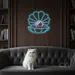 Custom Neon | Pearl in Shell Neon Sign | 20x20 | Light Blue Pink White 2