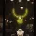 Custom Neon | Necklace Design Neon Sign | 23x23 | Yellow | Customizable Home Decor 2