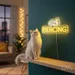 Custom Neon | Piercing Neon Sign | 11x22 | Yellow Neon Sign for Rooms and Bars 2