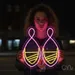 Custom Neon | Earrings Design Neon Sign | 22x20 | Hot Pink and Yellow 1