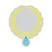 Custom Neon | Necklace with Droplet Neon Sign | 24x20 | Yellow and Blue Signs 3