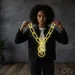 Custom Neon | Necklace with S Pendant Neon Sign | 24x20 | Yellow 1