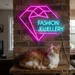 Custom Neon | Fashion Jewellery Neon Sign | 16x20 | Hot Pink, Ice Blue 2