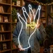 Custom Neon | Ring on Hand Neon Sign | 24x13 | Yellow Neon Sign for Home and Gift 1