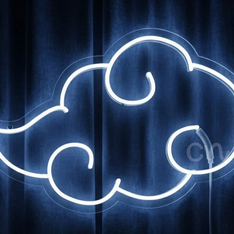 Custom Neon | Neon Cloud Sign | White | 16x24