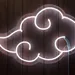 16x24 Neon Cloud Sign – White LED Neon Wall Light for Bedrooms, Nurseries, Bars, Cafes, Game Rooms, Weddings, Parties, Event Backdrops, Minimalist Decor, Modern Art Lighting, and Relaxing Atmosphere 2