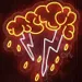 Custom Neon | Neon Storm Cloud with Lightning and Rain Sign | 24x22 2
