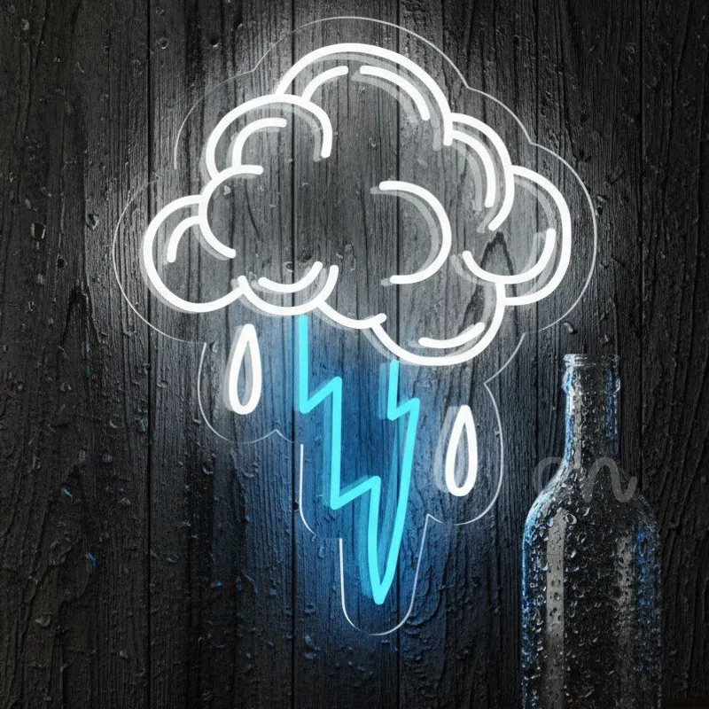 Custom Neon | Storm Cloud Neon Light Sign | 24x19