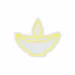 Custom Neon | Traditional Diya Neon Sign with Bright Flame Outline | Energy-Efficient LED Decorative Wall Light for Homes, Shops, Temples, Restaurants, and Festival Events | 19x16 inch | Yellow 3