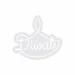 Custom Neon | Diwali Neon Sign with Elegant Diya Lamp Outline and Script Design | Energy-Efficient LED Decorative Wall Light for Homes, Shops, Offices, and Festival Events | 20x18 inch | White 3