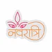 Custom Neon | Navratri Neon Sign with Goddess Eyes Design | 24x19 | Orange Pink 3