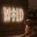 Custom Neon | Wild Neon Sign | 15x24 Inches | White Neon Sign for Home & Bar Decor 2