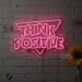 Custom Neon | Think Positive Neon Sign | 24x17 | Pink 1