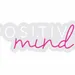 Custom Neon | Positive Mind Neon Sign | Energy-Efficient LED Neon Flex Wall Light for Bedroom, Home Decor, Bars, Cafes, and Events | Durable Plug-in Neon Art | 30x10 | White & Pink 3