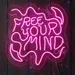 Custom Neon | Open Mind Neon Sign |20x24 2