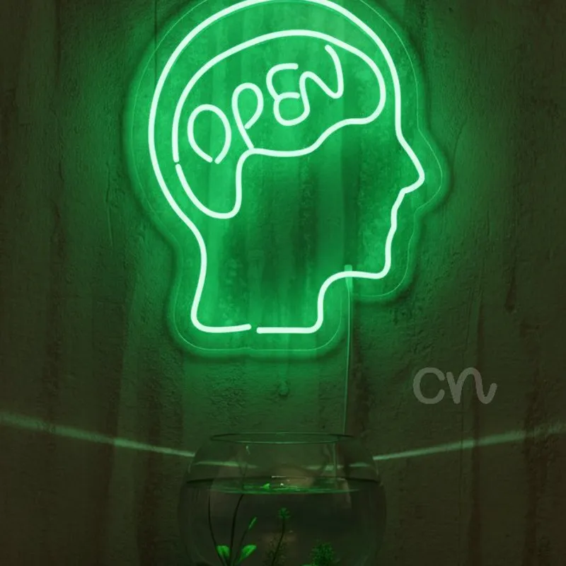 Custom Neon | Open Mind Neon Sign | 20x24