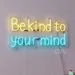 Be Kind to Your Mind Neon Sign 24x13 LED Wall Light, Neon Wall Decor for Bedroom, Room Light Decorative, Warm White Wall Light, Birthday Decor, Custom Neon Sign, Aesthetic Room Decor Gift 1