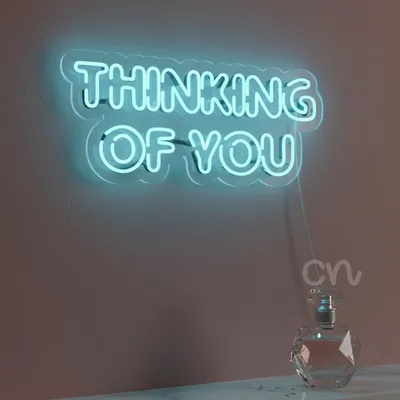 Custom Neon | Thinking of You Neon Sign | 30x13