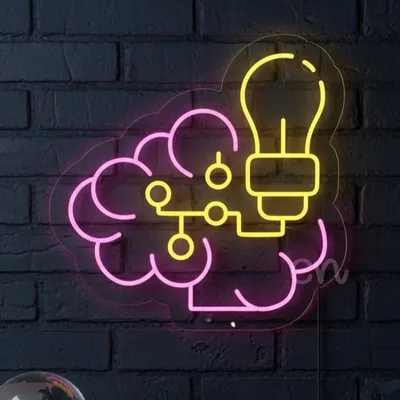 Neon Flex Sign Plug-in 24x24, LED Neon Sign, Custom Neon Sign No Battery, Premium Neon Sign India, Electric Neon Signboard, Wall Mounted Neon Sign, Durable Flex Neon Light Decor