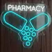 Custom Neon | Neon Flex Pharmacy Sign Plug-in LED Light | 18x21 2