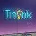 Neon Flex Think Sign Plug-in LED Light 30x11, Custom Neon Think Display, Inspirational Motivational Blue and Yellow Think Bulb Neon Wall Decor, Premium Flex Neon Sign for Office & Home 2