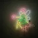 Custom Neon | Neon Flex Fairy on Mushroom with Wand | 25x30 2
