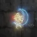 Custom Neon | Fairy Neon Sign with Moon LED | 25x30 1
