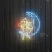 Custom Neon | Fairy Neon Sign with Moon LED | 25x30 2