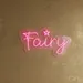 Custom Neon | Fairy Neon Sign with Star Pink LED | 29x17 1