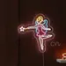 Custom Neon | Fairy Neon Sign Pink Blue LED | Neon Flex Fairy Decor Sign | Plug in Neon Sign Fairy for Wall Mount and Shop Decoration | Energy Efficient Decorative LED Neon Sign | 24x25 2
