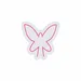 Custom Neon | Fairy Wings Neon Sign Pink LED | 24x24 | Pink Neon Wings Sign 3