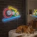 Custom Neon | 8 9 1 Neon Sign | 24x30 | Hot Pink, Green, Ice Blue, Yellow 2