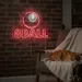 Custom Neon | 8ball Neon Sign | 24x30 Inches | Pink Neon Light for Room Decor 2