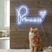 Custom Neon | Princess Neon Sign | 22x35 | Warm White Neon Sign for Bedroom Decor 2