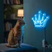 Custom Neon | Crown Neon Sign | 15x24 | White Neon Light for Home Decor and Party 2