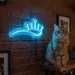 Custom Neon | Crown Design Neon Sign | 17x36 | Ice Blue Neon Sign for Bar, Room Decor 2