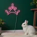 Custom Neon | Crown Design Neon Sign | 28x34 | Hot Pink 2