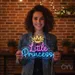 Custom Neon | Little Princess Neon Sign | 22x30 Inches | Yellow Pink Blue Colors 1