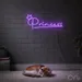 Custom Neon | Princess Neon Sign | 16x35 | Purple Neon Sign for Bedroom and Decor 2