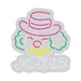 Custom Neon | Joker Clown Neon Sign with Playful Multicolor Glow | Energy-Efficient LED Wall Art for Homes, Bars, and Events | 24x22 | Multicolor 3