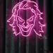 Custom Neon | Joker Face Neon Sign | 23x25 | Pink 2
