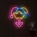 Custom Neon | Jester Face Neon Sign | 24x24 | Multicolor 1