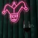 Custom Neon | Jester Face Neon Sign | 18x24 | Pink 1
