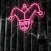 Custom Neon | Jester Face Neon Sign | 18x24 | Pink 2