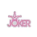 Custom Neon | Joker Neon Sign Wall Light with Jester Hat Design | 20x30 | Pink 3