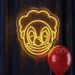 Custom Neon | Clown Face Neon Sign | 24x21 | Bright Yellow 1